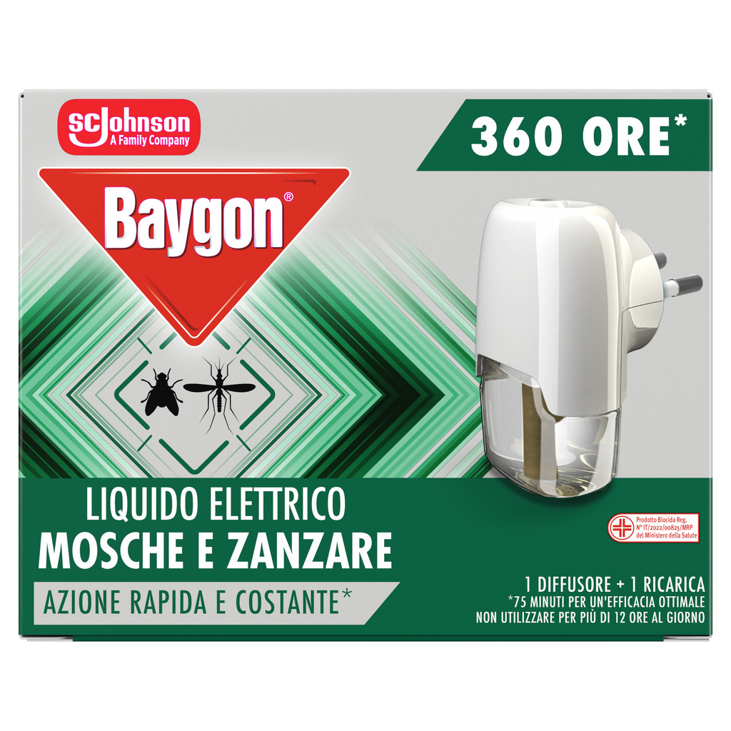 Baygon Liquido Elettrico Mosche e Zanzare Base