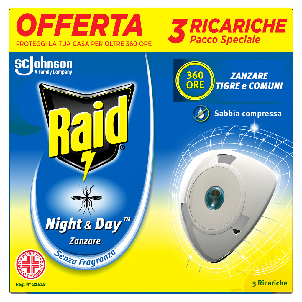 Raid Night Day Ricarica Tripla
